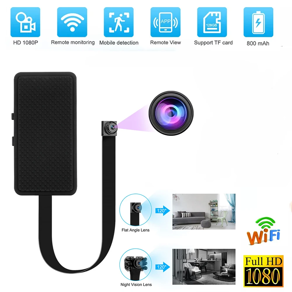 Portable HD WiFi Mini Camera with Night Vision