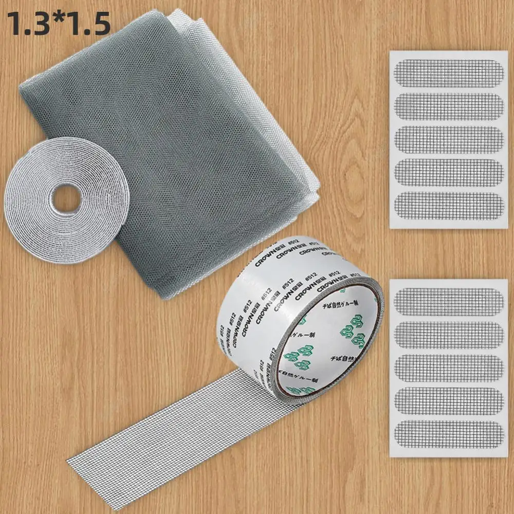 

Self-adhesive Window Screens Reliable Not Easy To Fall Off Effectively Repair Holes Prevent Insects Strong Adhesive Screen