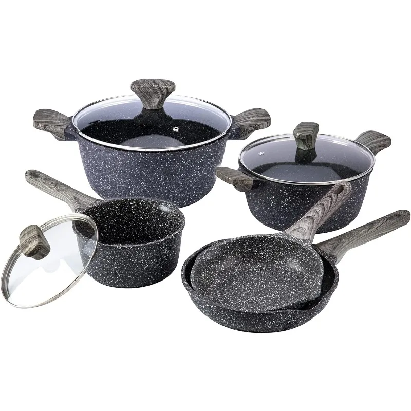 Carolina Cooker® 6 PC, Cast Aluminum Cooking Pot Set