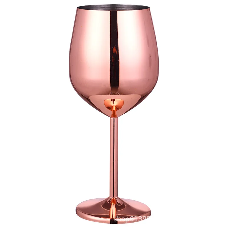 Stainless Steel Champagne Cups, Golden/Silver/Rose Red Wine Glasses  Champagne Flutes Goblet Juice Drink Party Barware Tools 18oz - AliExpress