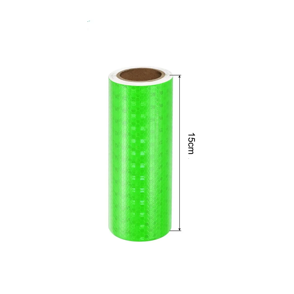 Shiny Green Reflective Tape 15cm*5M High Visibility Outdoor Waterproof Safety Warning Film Self-adhesive Reflectors For Trailer