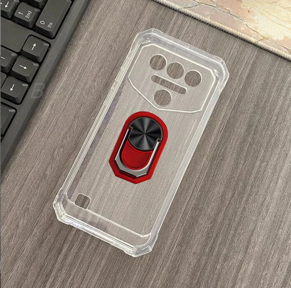 Shockproof Ring Holder For Oukitel WP38 WP 38 6.52" Oukitel WP38 Case Soft Silicone TPU Protective Holder Cover