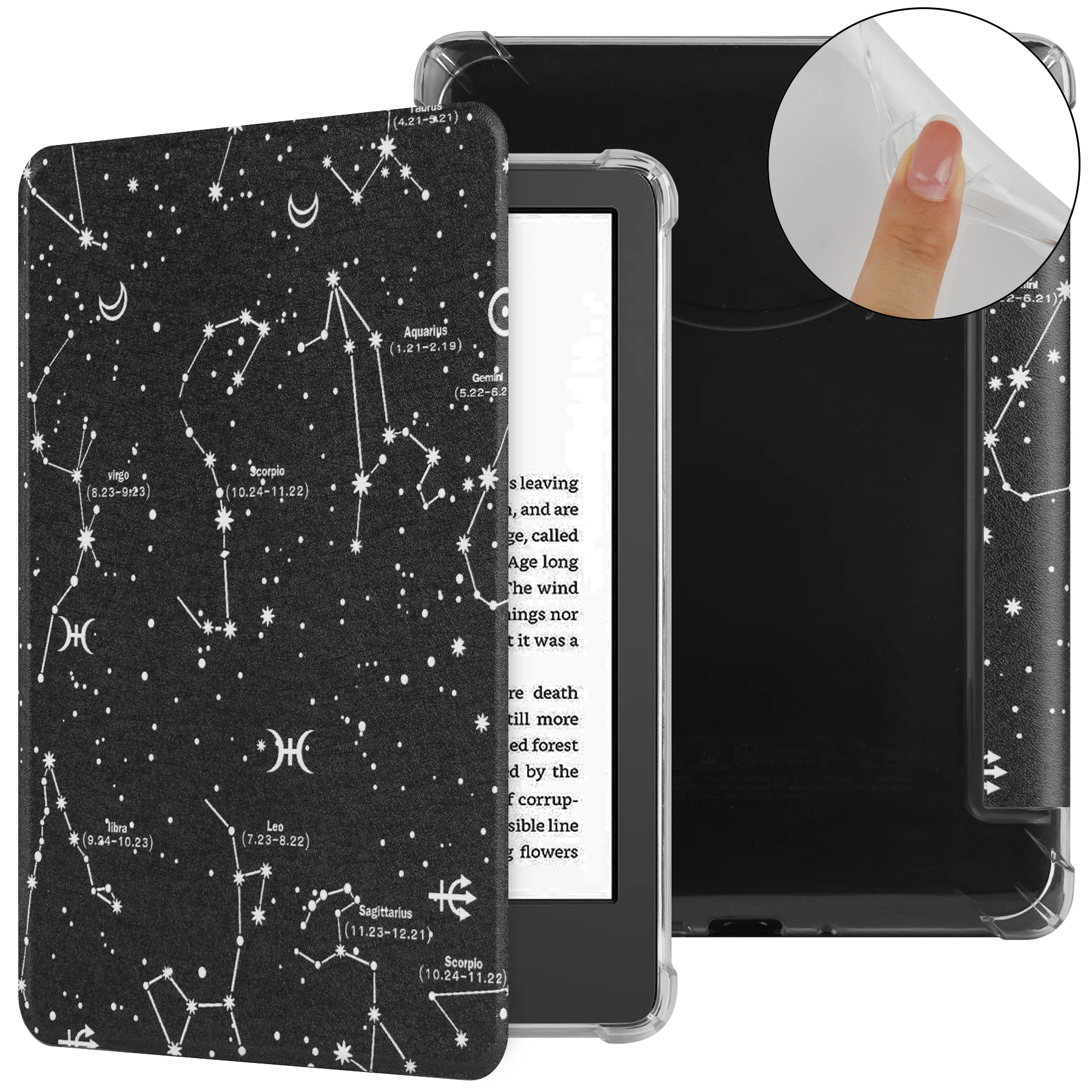 Transparent Soft TPU Cover for Kindle Paperwhite Signature Edition (2024)
