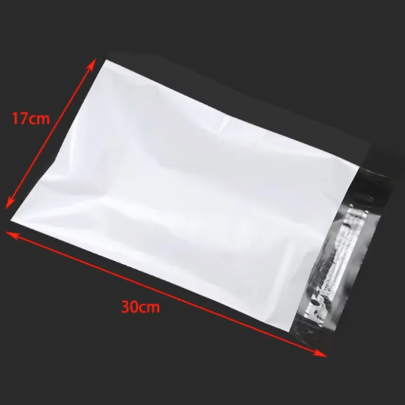 Lots White Self Adhesive Seal Courier Bags Express Mail Envelope Storage Mailing Plastic Packaging Pouch for Express Delivery