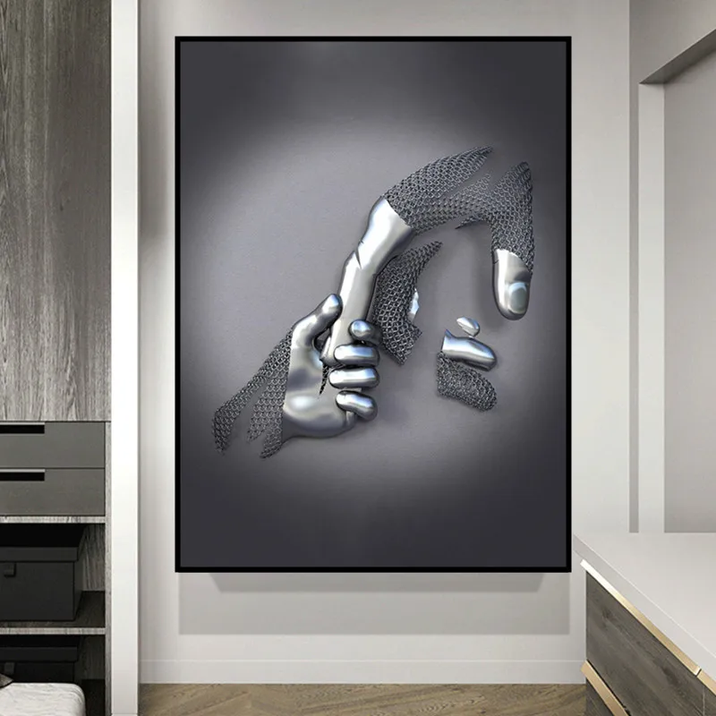 

2022 Modern Abstract Lover Art Poster Living Room Bedroom Staircase Aisle Decoration Home Wall Decor Character Canvas Painting