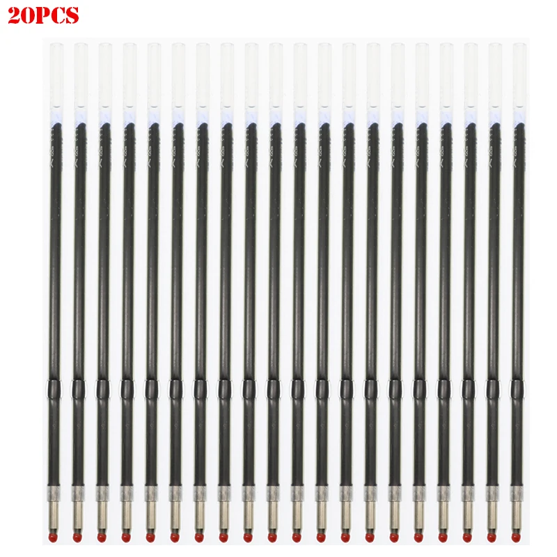 Ballpoint Pen Refill 0.7 Mm Pen Holder Neutral Pencil Black Blue Red 20pcs Optional Office School