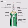 Electrician Pliers Multi-function Wire Stripper 8-in-1 Stainless Steel Needle-nose Pliers with Electrical Measurement Hand Tools 6