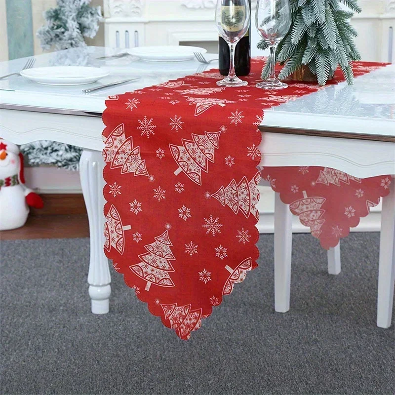 Christmas Decoration Tablecloth Creative Restaurant Hotel Printed Tablecloth