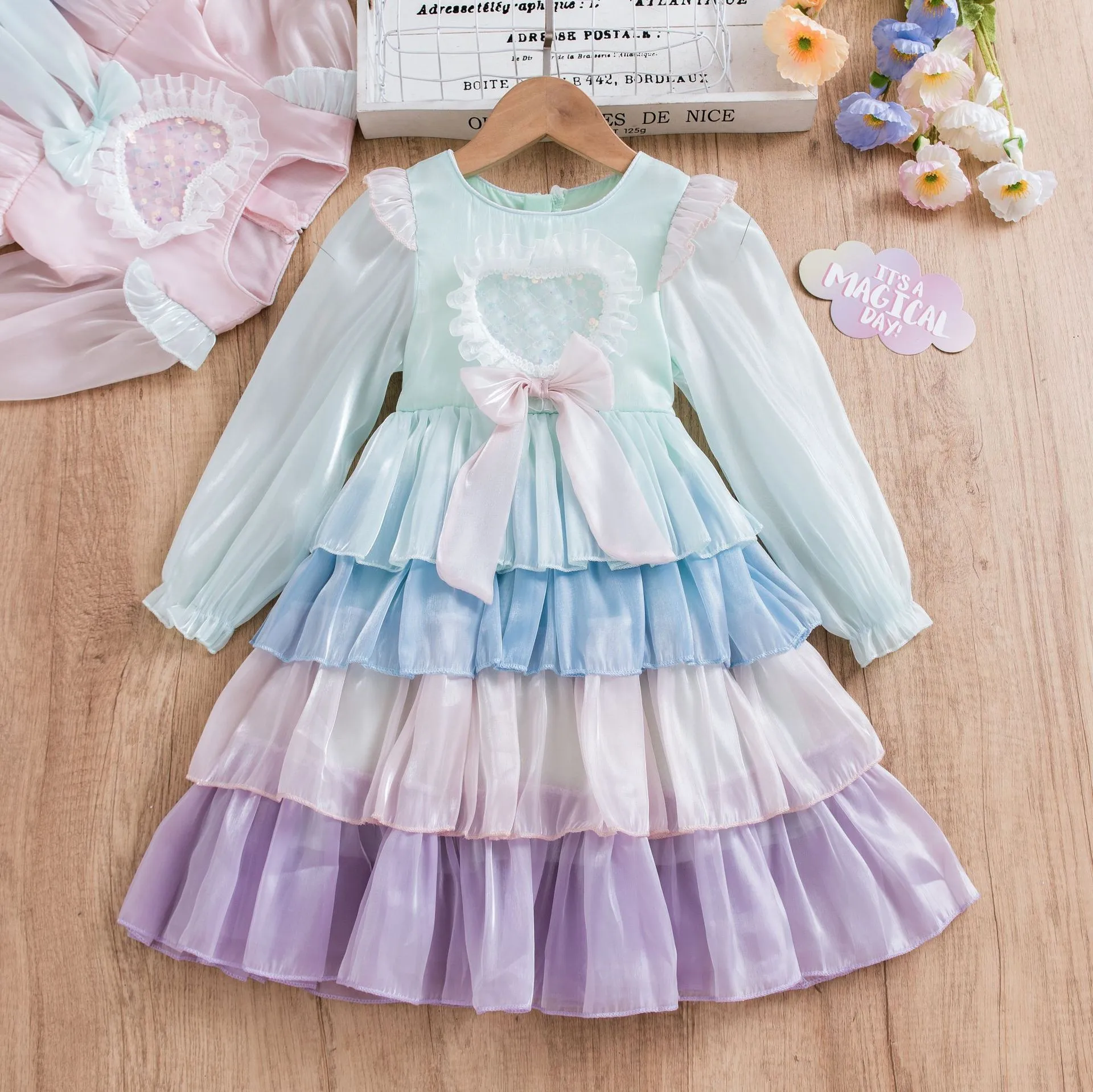 thumbnail image 1 of 2024 Otoño Invierno Niños Vestido Ropa Bebé Niñas Vestidos Frozen Elsa Anna Princesa Fiesta Disfraz Para Niños Trajes Ropa, 1 of 5