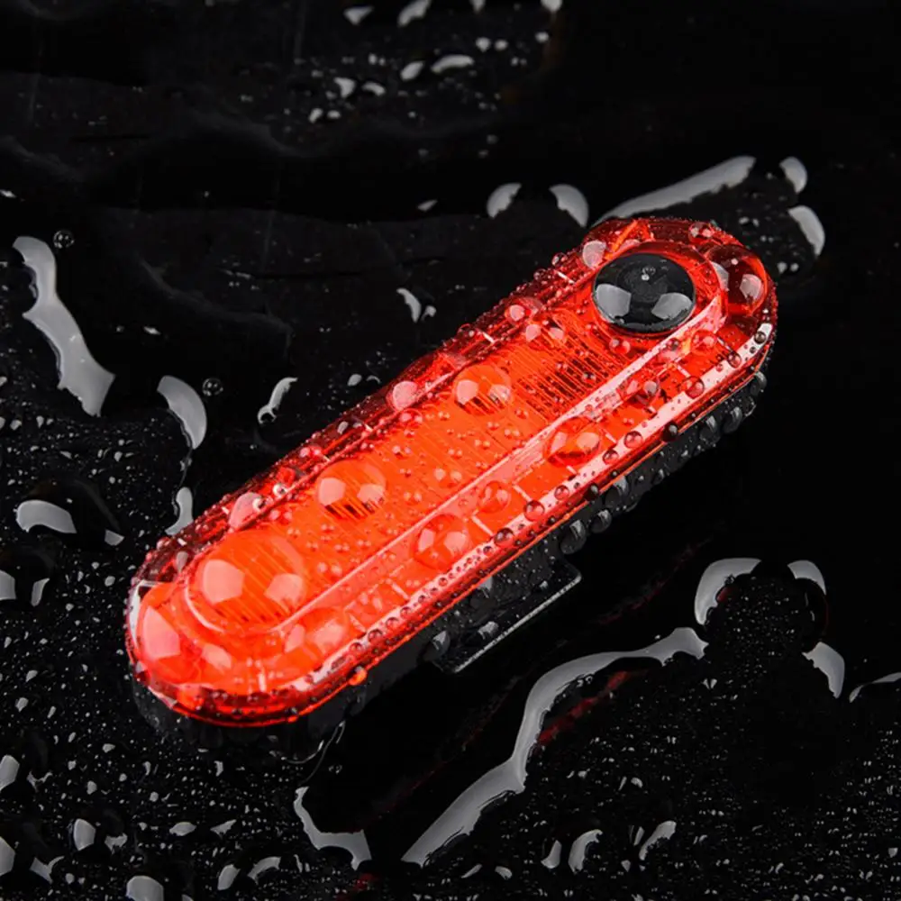 

Задний светодиодный фонарь для велосипеда, 6 режимов, зарядка через USB