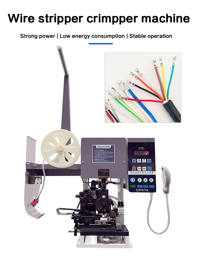 Semi-Automatic Wire Crimping Machine - Molex, JST & Multicore Cable Crimp Tool