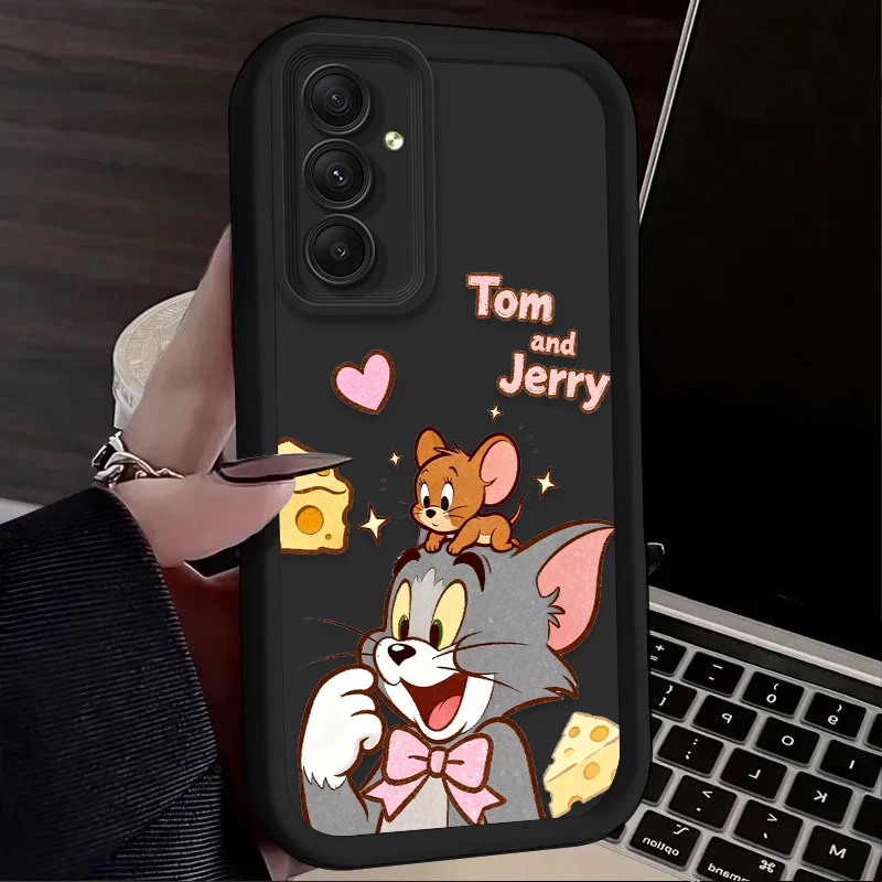 Charming Tom and Jerry Cartoon Character Phone Case