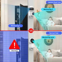 Lenovo-Caméra de surveillance IP sans fil, moniteur de sécurité pour bébé, suivi automatique, caméra de vidéosurveillance intelligente, WiFi 5G, 4K, objectif touriste, maison 3