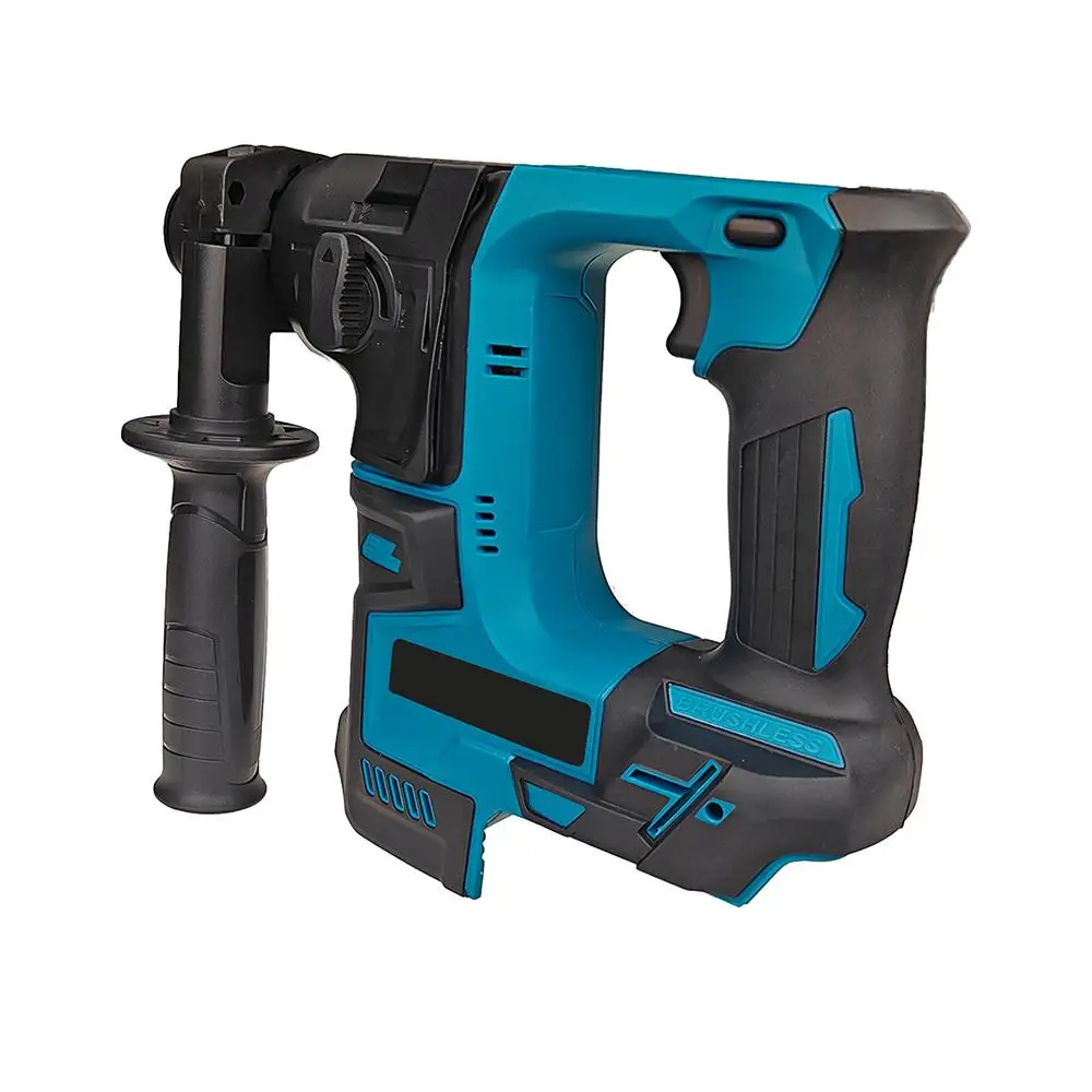 Brushless Electric Hammer Drill 4800ipm Rechargeable Cordless Rotary Hammer Drilling and Chiseling Tool for Makita 18V Battery 2
