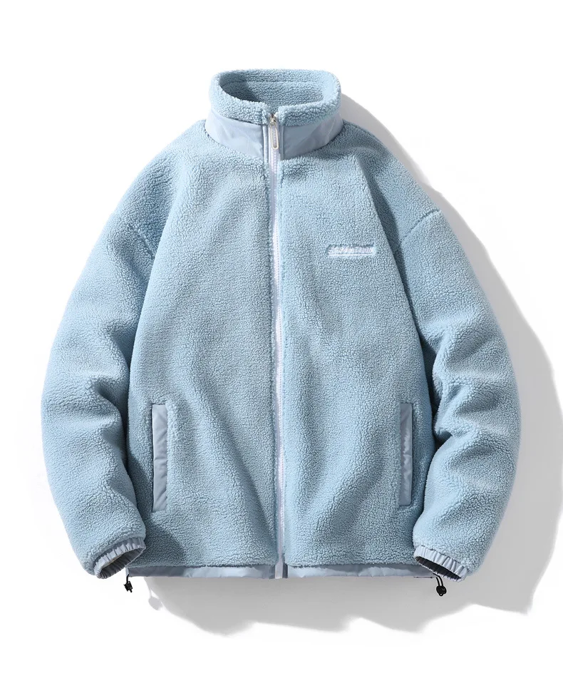 

Новинка 2023, Женское и мужское пушистое пальто большого размера 3XL, теплая куртка с воротником-стойкой, винтажная свободная стильная парная куртка 4XL