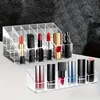 1 piece of 24 grid lipstick storage box, nail art storage rack, transparent cosmetics dust-proof storage and organizing box, des 1