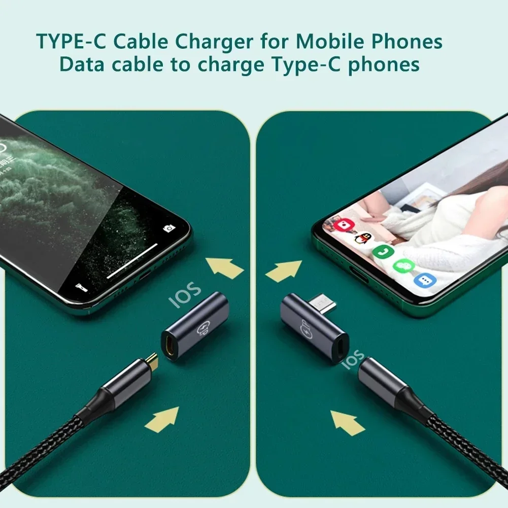 Adattatore Adapter Da 8 PIN IPHONE FEMMINA A Type Tipo C Cavo Maschio - Foto 10