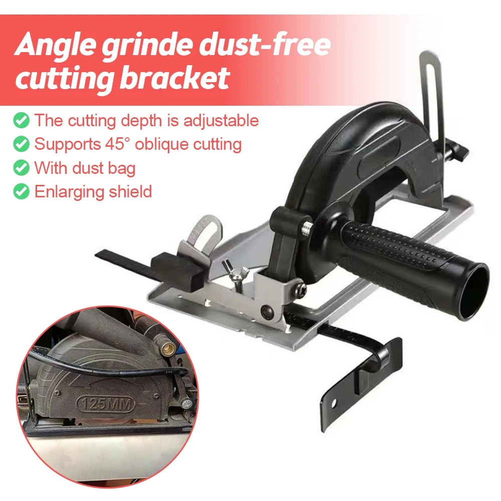 Hand Angle Grinder Converter To Cutter Cutting Machine Refit Electric Chain Saw Circular Saw Bracket Base Woodworking Table Tool hand angle grinder converter to belt sander machine with 2pc sand belt grinder refitting belt sander woodworking tool