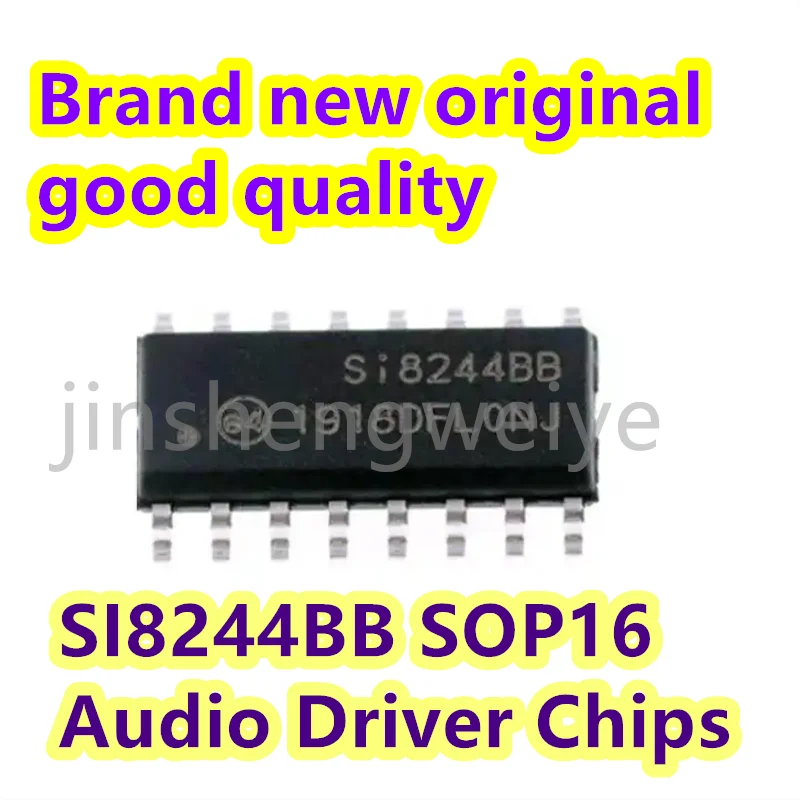 5~10PCS SI8244BB-D-IS1R SI8244BB SI8244 Original New Class D Audio Driver IC SOP-16 In Stock