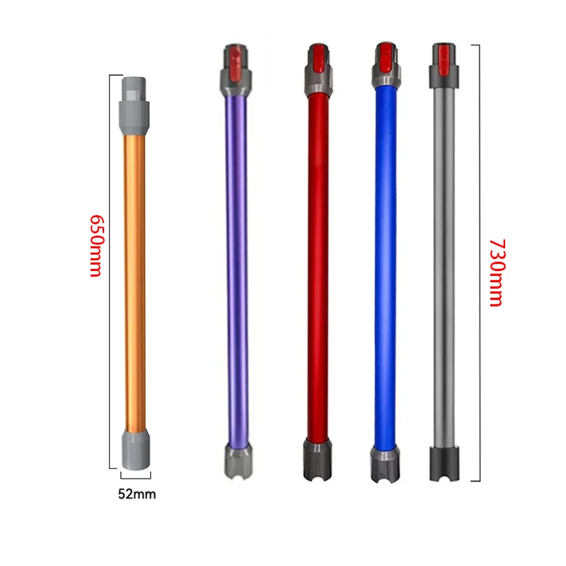 Verlängerungsstab Für Dyson V7 Bis V15 – 72,4 Cm Aluminium/ABS, Mit Schnellentriegelung, Für Decken & Ecken