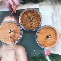 Makeup Loose Setting Powder Matte Mineral Oil-control Long-lasting Face Concealer Finishing Bronzer Contour For Black Dark Skin 5