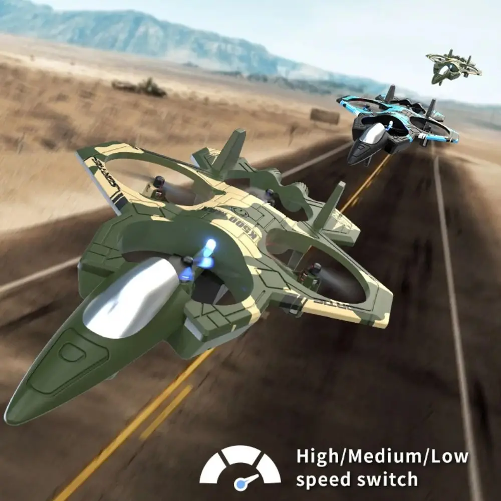 EPP Foam Remote Control Foam Fighter Gravity Sensing Rechargeable Four Motor Helicopter with Light Durable RC Hobby Jet Plane