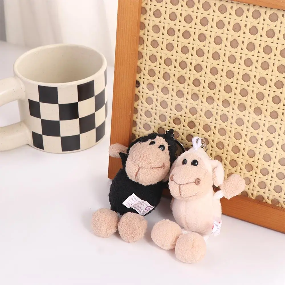 Keyring Schoolbag Decoration Backpack Accessory Alpaca  Keychain Soft Stuffed Pendant Sheep Key Ring  Alpaca Keyring