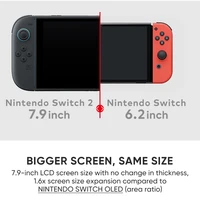 Мировая премьера Nintendo Switch 2, экран 7,9 дюйма, ручка Joy-Con, улучшенная аудиорегулируемая консоль, в комплект входит Mario Kart World — изображение 4