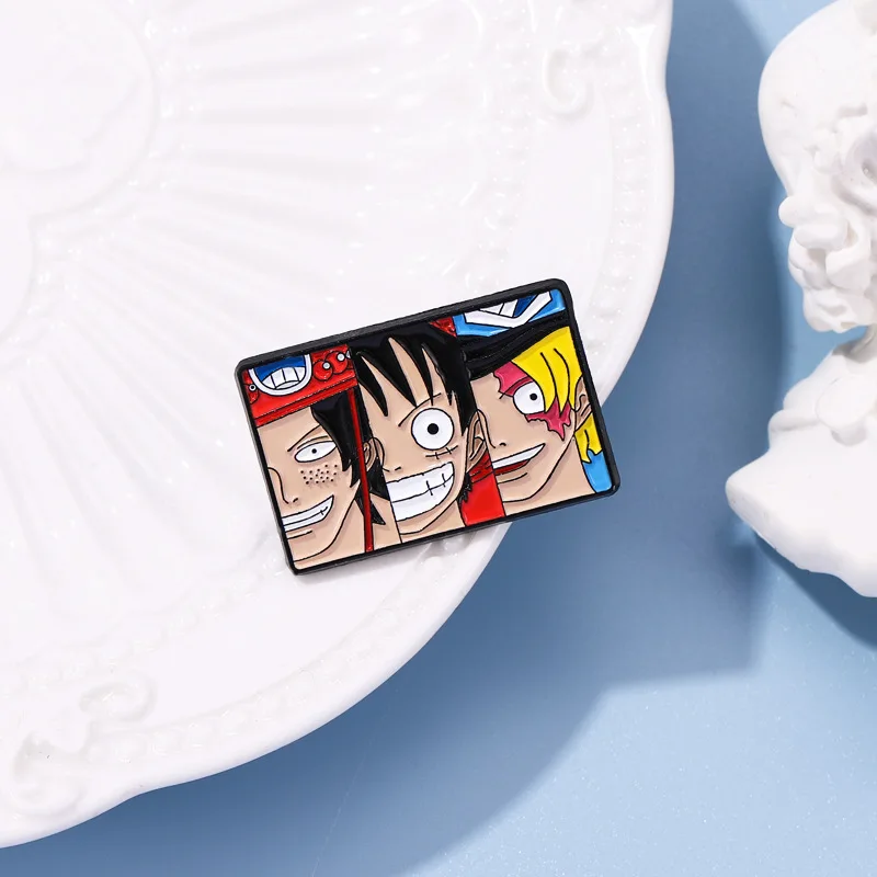 One Piece Anniversary Limited Pin Set Enamel Pins japan Anime