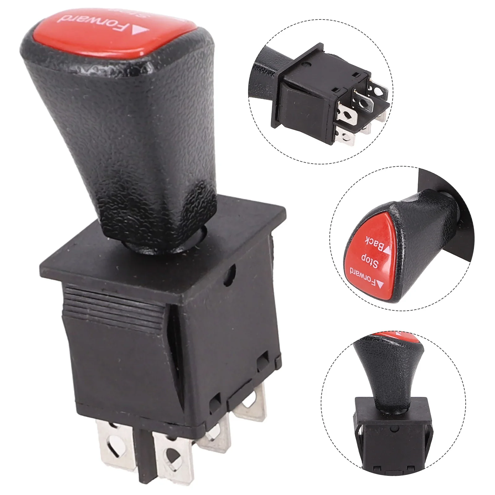 

Forward-Stop-Back DPDT 6Pin Latching Slide Rocker Switch KCD4-604-6P 125V 250V Interior Replacement Parts Switches Relays