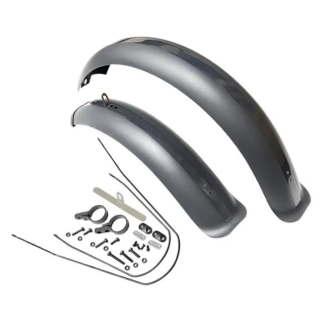 Garde-boue pour pneus de vélo, ensemble de garde-boue pour pneus larges, 26/20 pouces x 4.0, pour vélo pliant, neige, BMX, vtt, pièces de cyclisme 1