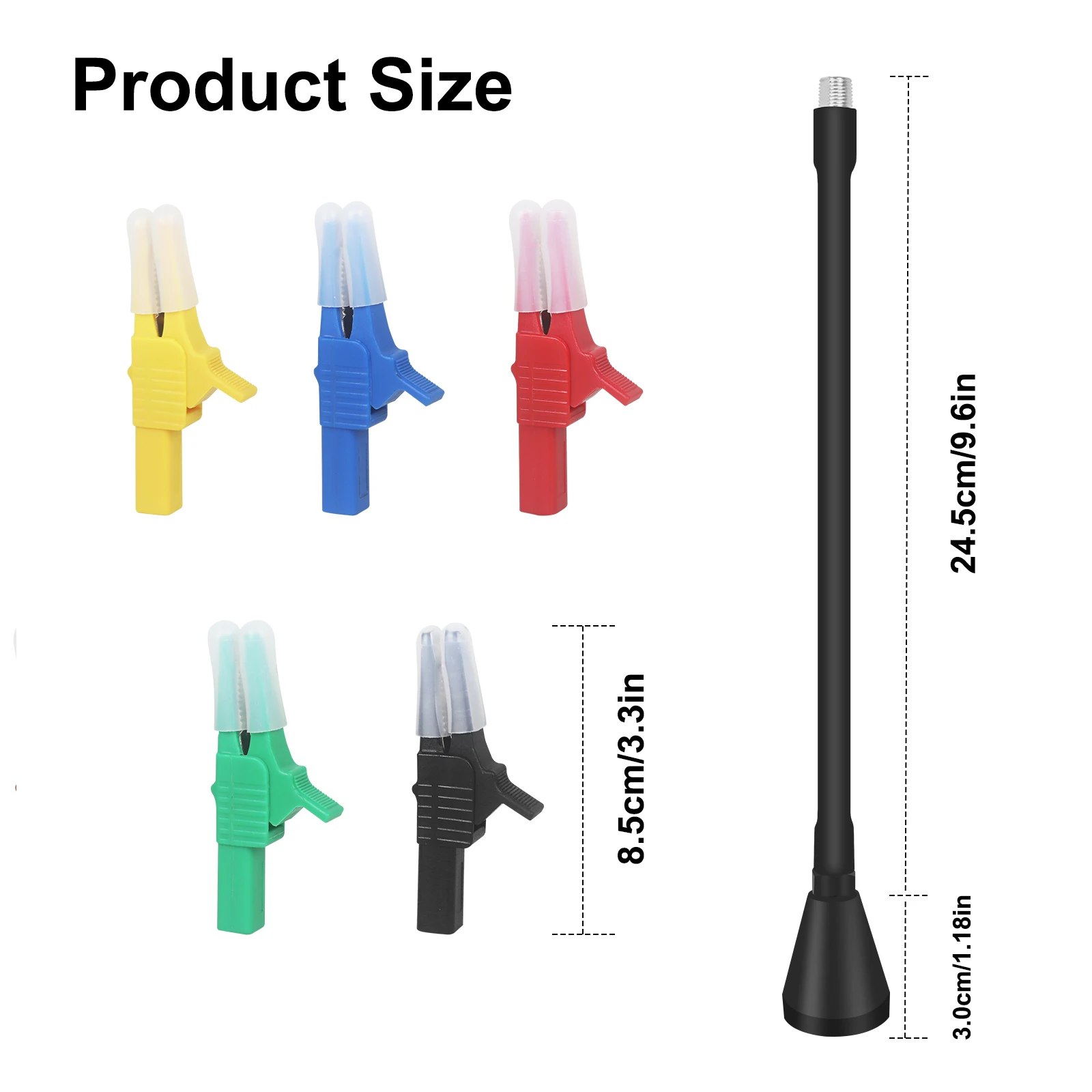 Toolour 2/5PCS Magnetic Soldering Helping Hands Third Hand Tools for Soldering Wire Holders with Flexible Gooseneck Metal Arms