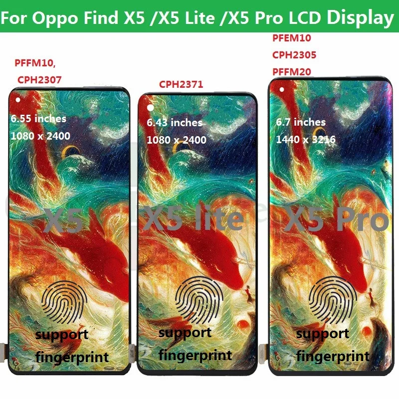 OPPO - 【専用】 For OPPO Find X5 Lite lcd CPH2371 LCD X5 PFFM10 Display