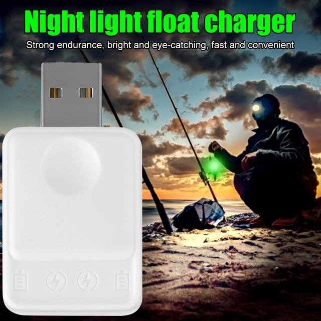 Electronic Fishing Floats Portable Electric Fishing Floats Rechargeable  Night Fishing Tool CR425 Battery Fishing Accessories