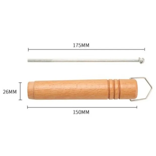 Handle Replacement Cookware Parts 150*26mm Kitchen Supplies Kitchen Accessories Wooden Handle Frying Pan Handle Pan Pot Handle 6