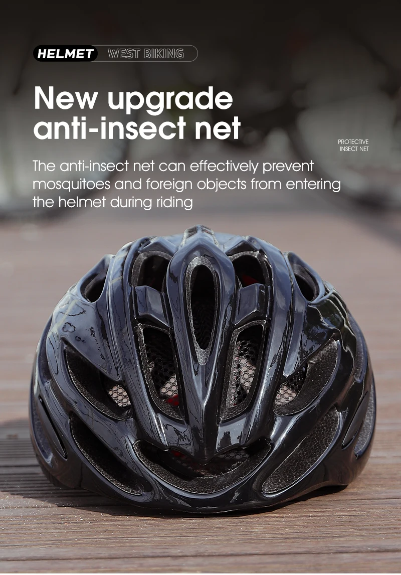 WEST BIKING Cycling Helmet Lightweight Integrally-Molded Bicycle Helmet 58-63cm  | eBay