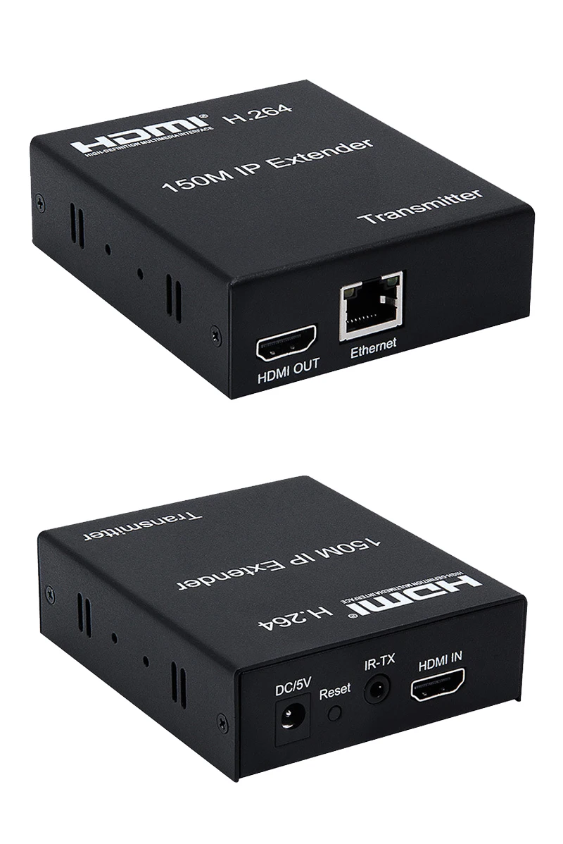 RJ45 ̴ Cat5e Cat6 ̺, Ʈũ ġ , 150M HDMI IP ͽٴ, IR  ۽ű 1 ,  ű