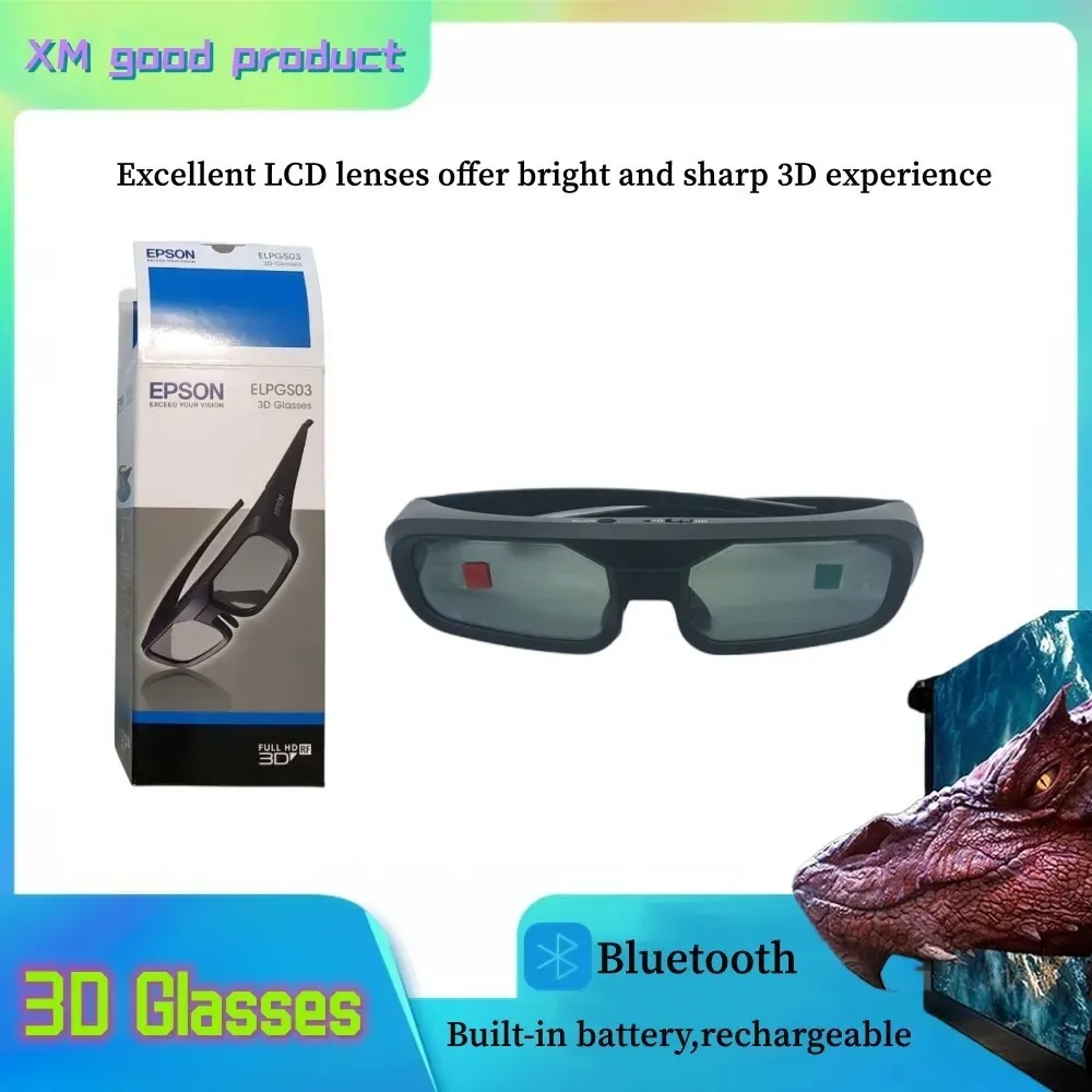 The Best Elpgs03 Bluetooth Shutter Active 3d Glasses For Epson Home