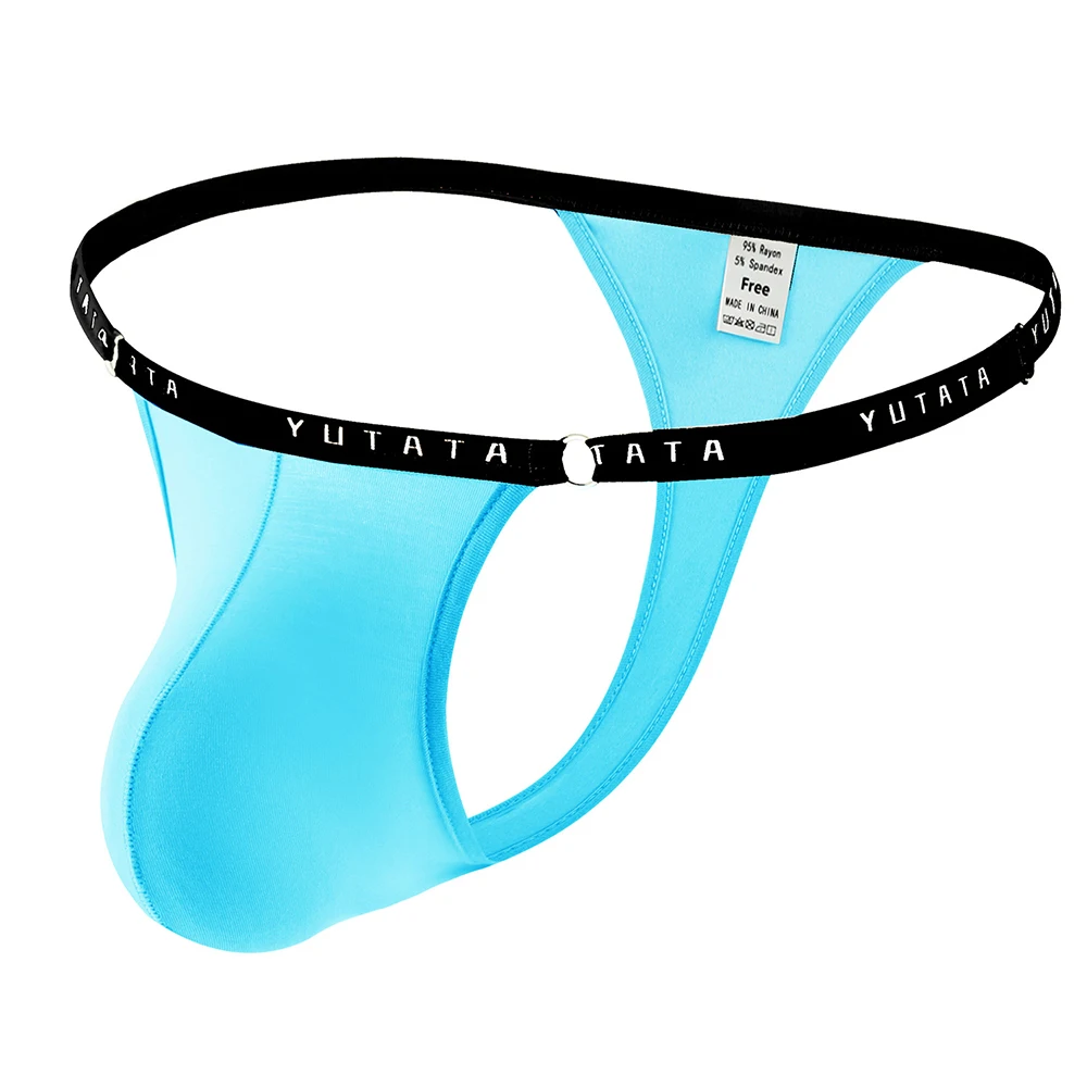 Men Sexy Briefs Adjustable Thong Breathable Underwear Bulge Pouch G Men sexy briefs adjustable thong breathable underwear bulge pouch g