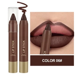 Velvety Smooth Lip Liner Collection: 6 Shades of Rich Chocolate Lipstick (06)