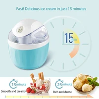 Machine à crème glacée électrique portable, machine à crème glacée DIY, machine à yogourt glacé, smoothie, milkshake, 500 ml 2