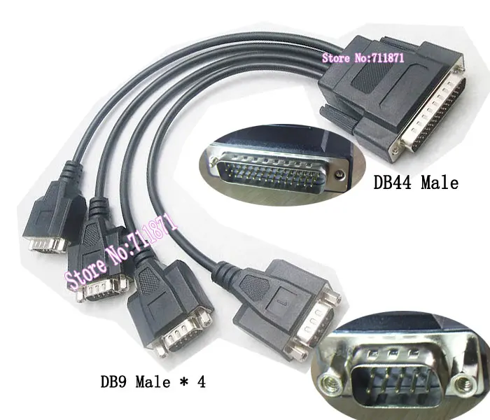 

Кабель DB44 папа-папа DB9 папа 44P до 9P папа последовательная карта мокса 44Pin/9Pin папа кабель DB44 на RS232/RS422/RS485 DB44Pin на DB9in линия