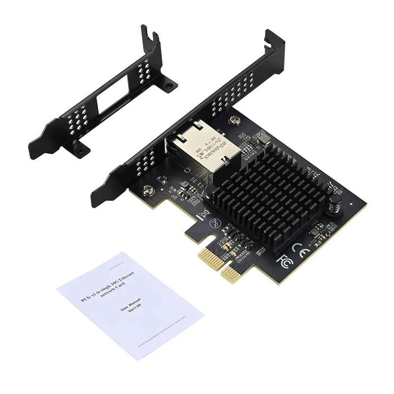 10G PCIE Network Card PCI Express 4.0 X1 to RJ45 Ethernet 1G