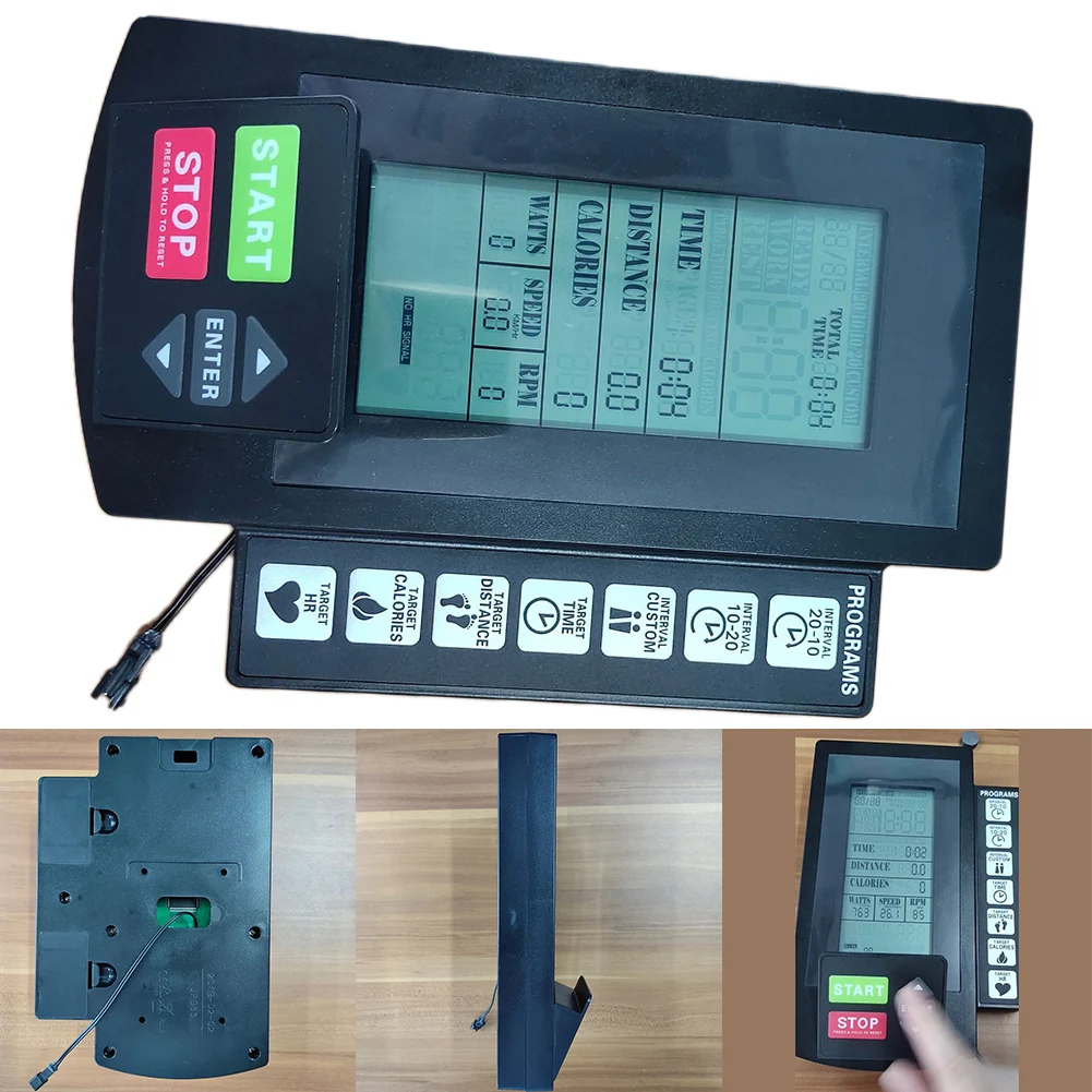 Counter Display Monitor Speedometer Wind Resistance Exercise Bike Counter Display Monitor Speedometer Training Data AliExpress