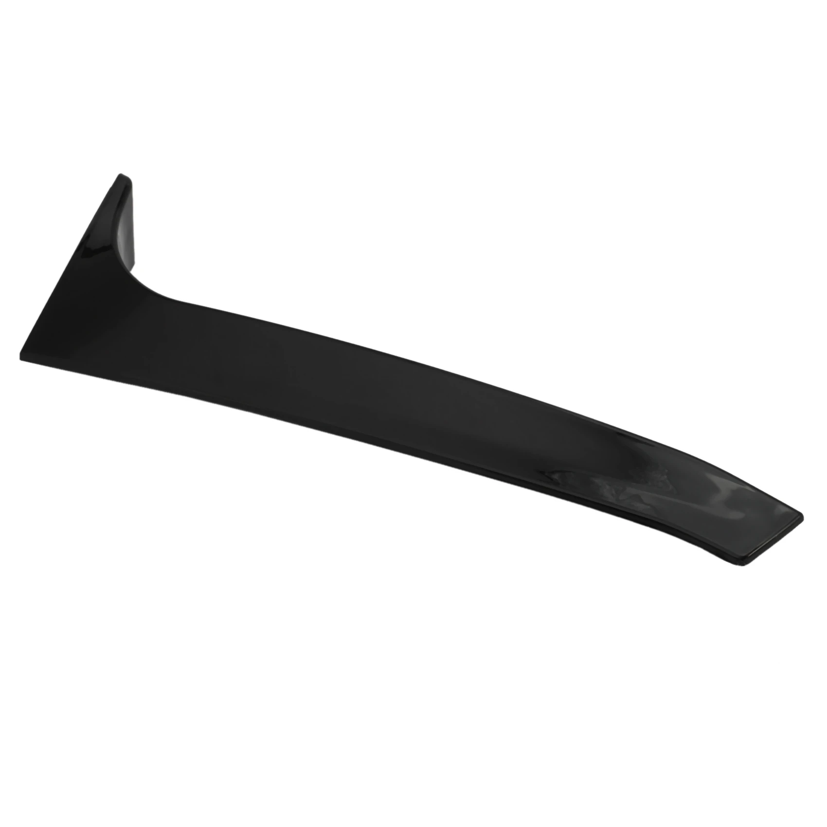 Y90A-1 페어 글로스 블랙 리어 윈도우 사이드 스포일러 스티커 트림 커버 (폭스바겐 골프 6 MK6 GTI/GTR/GTD 2008 2009-2013 카나드 스플릿)