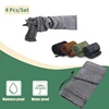 4-Pack 15.7 x 4 inch Polyester Gun Socks, Dustproof And Moisture-Resistant Storage For Hunting And Fishing Guns 1