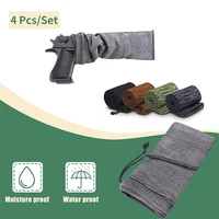 4-Pack 15.7 x 4 inch Polyester Gun Socks, Dustproof And Moisture-Resistant Storage For Hunting And Fishing Guns 1