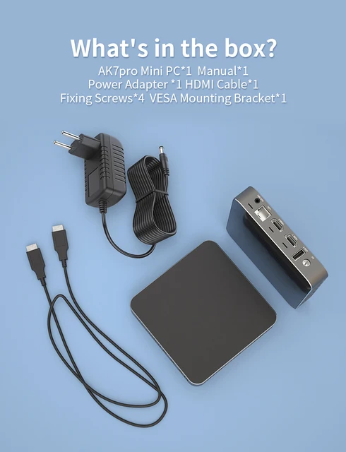 Ak7 Mini Pc Intel N3350 Minipc Dual Band Wifi5 - Temu