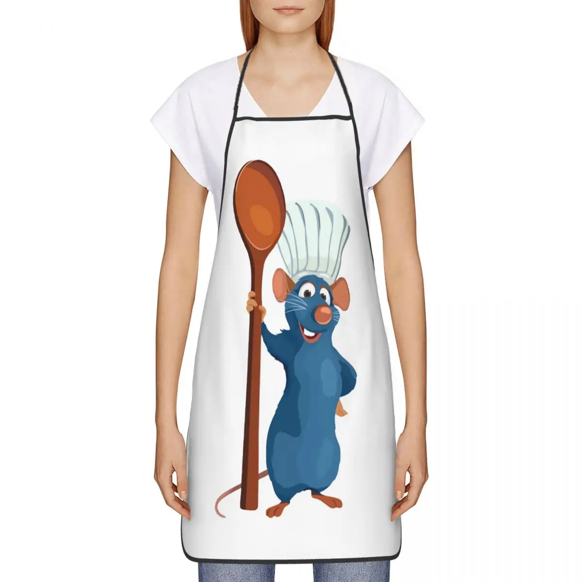 Grembiule Da Cucina MBMSO Remy Per Piccoli Chef - Ispirato Al Film, Impermeabile Con 2 Tasche - Regalo Per Fan Di Ratatouille - 2