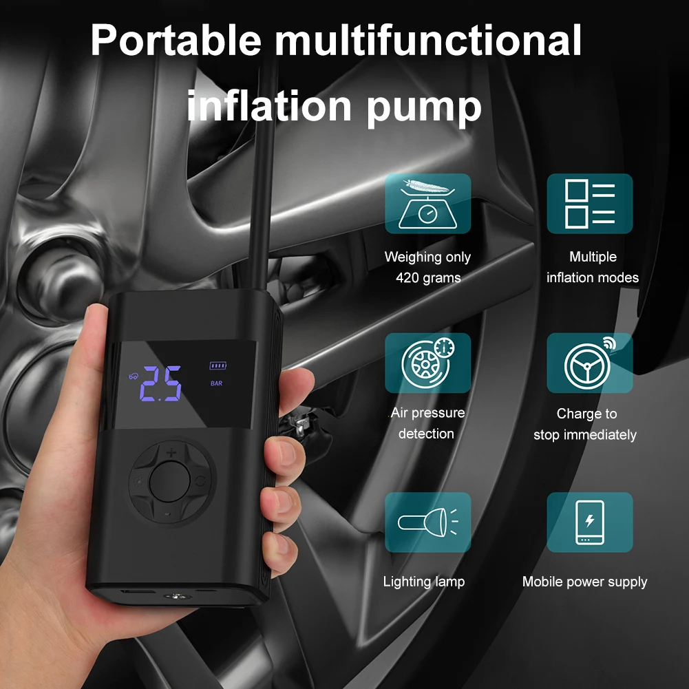 LED ������ �ִ� �޴�� ���� ����� �ڵ� ����, ��â��, 150 PSI Ÿ�̾� ����, 4 ���� ���, ������� ������ ����, �ڵ��� Ÿ�̾��